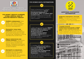 Опрос «Безопасные товары, уверенные потребители».